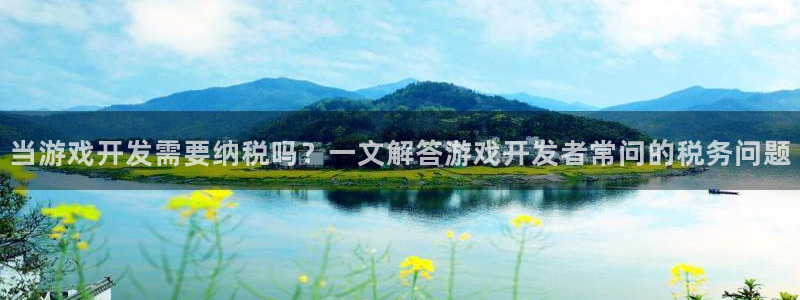 沐鸣科技游戏：当游戏开发需要纳税吗？一文