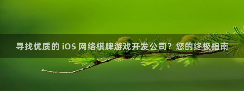 沐鸣科技做的游戏：寻找优质的 iOS 网