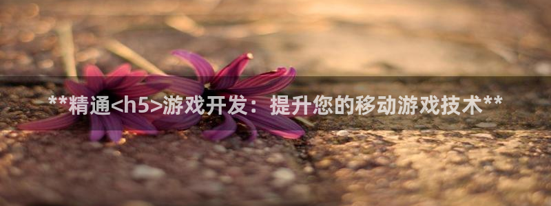 沐鸣娱乐app：**精通<h5>游戏开发