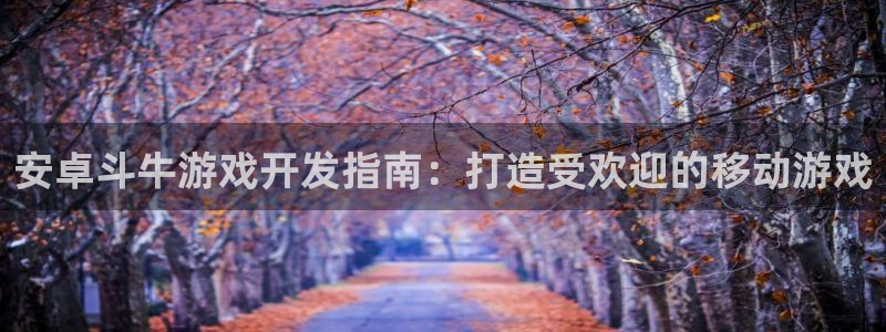 沐鸣官网注册：安卓斗牛游戏开发指南：打造