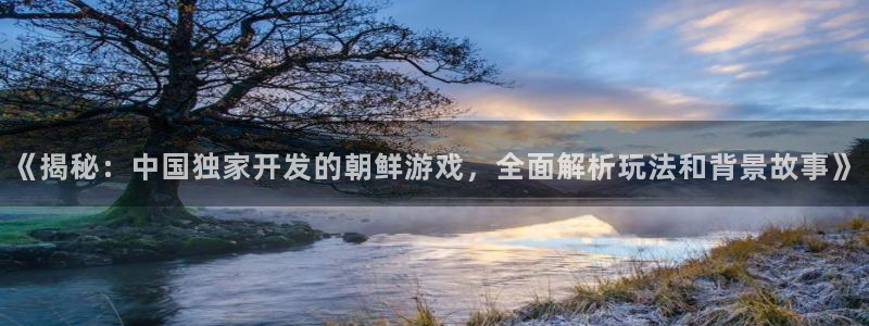 沐鸣平台官网登录：《揭秘：中国独家开发的