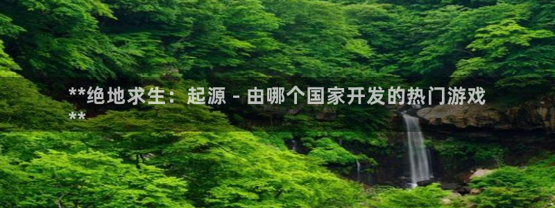 沐鸣官方注册登录：**绝地求生：起源 -