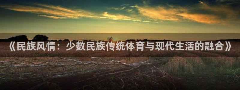 ug环球官网：《民族风情：少数民族传统体育与现代生活的融合》