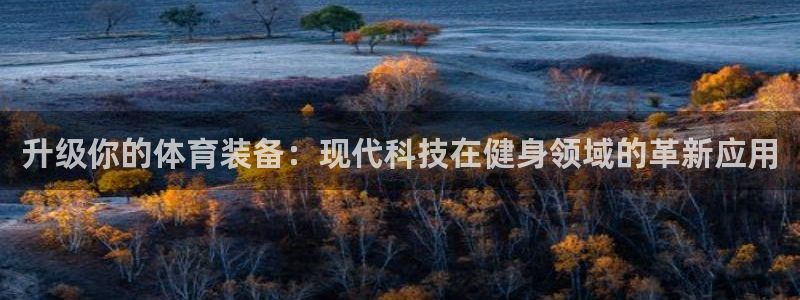 ug环球官网：升级你的体育装备：现代科技在健身领域的革新应用